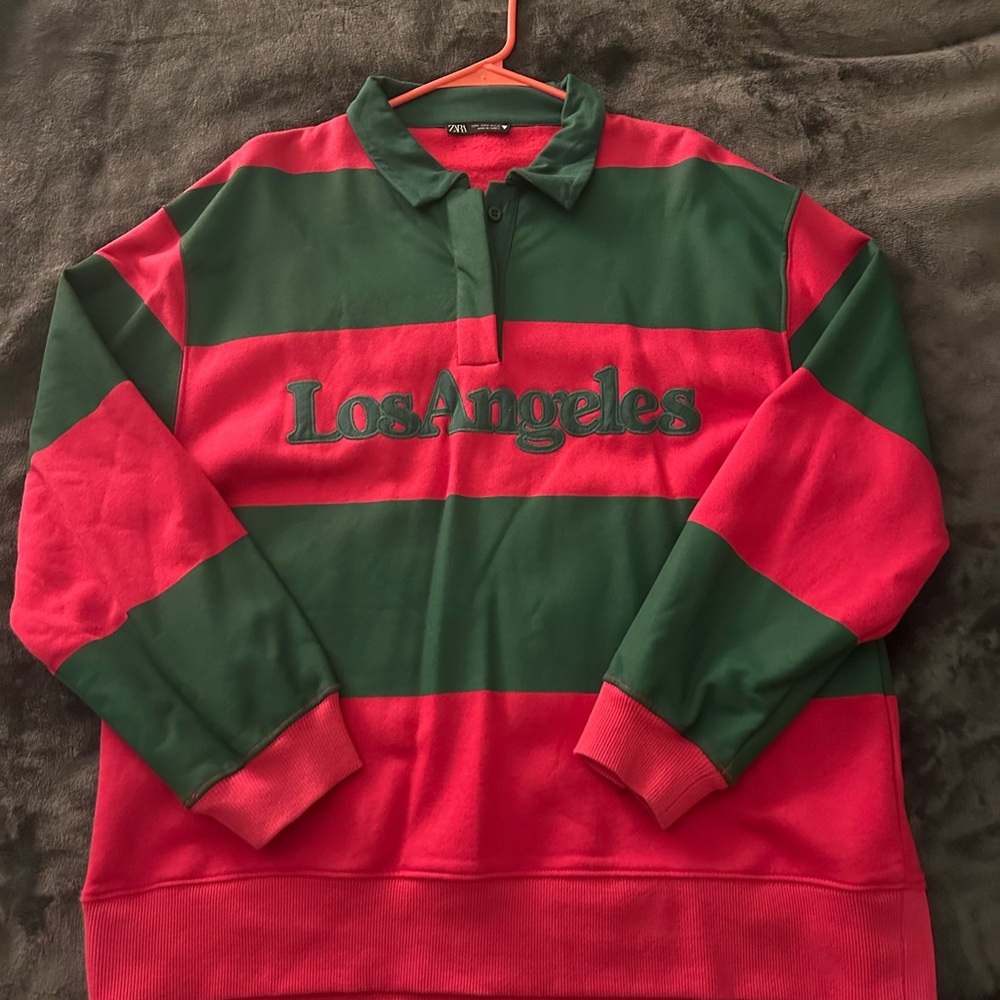 Zara Rugby Striped Top